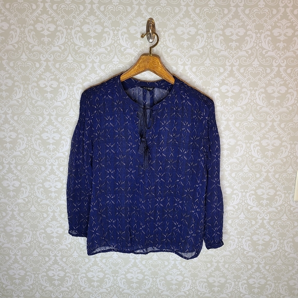 Lucky Brand Tops - Lucky Brand Longsleeve Navy Top